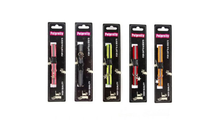 VP-095 PETPRETTY REFLEKTÖRLÜ BOYUN TASMASI DÜZ DESEN